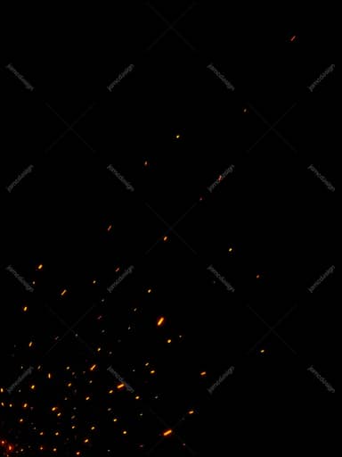 Golden Ember Scatter On Black Orange Glowing Sparks Background Texture