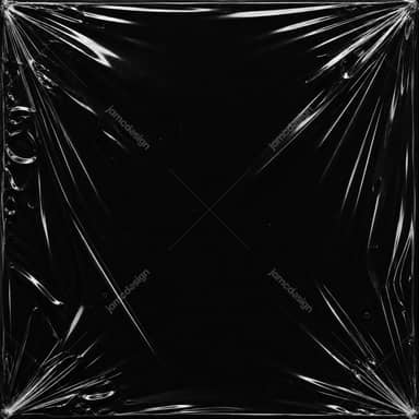 Glossy Plastic Film On Dark Background