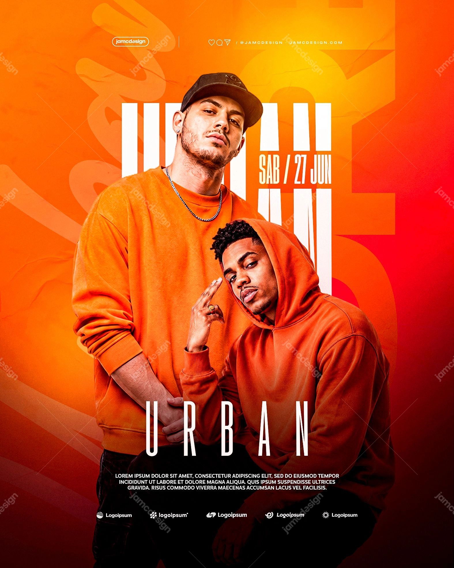 Urban Flyer Template PSD Editable