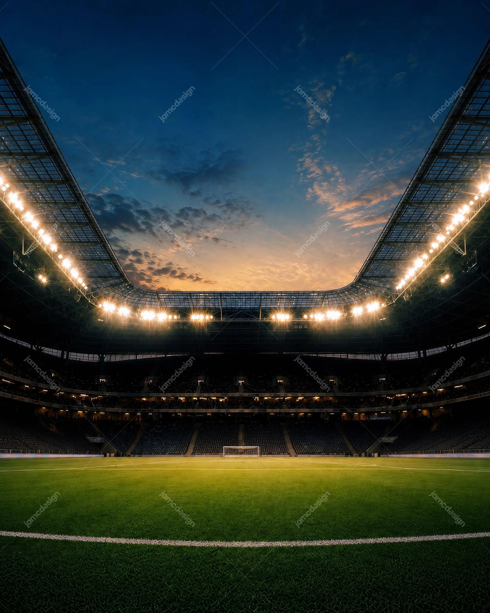 Football Soccer Stadium Background
