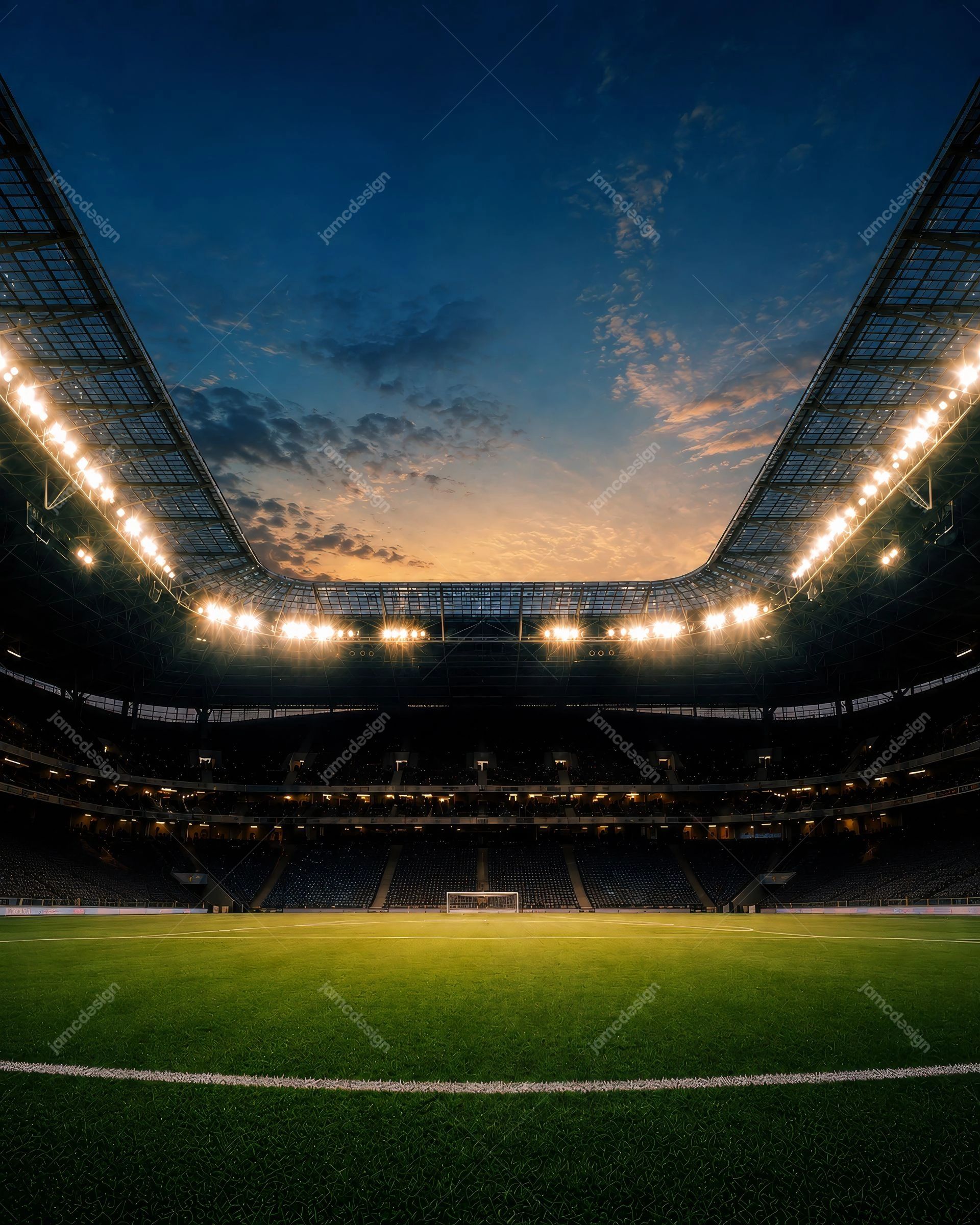 Football Soccer Stadium Background