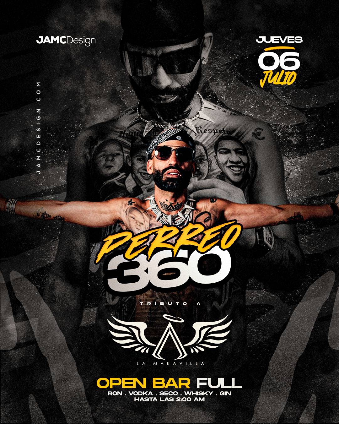 Perreo 360 Flyer Template PSD