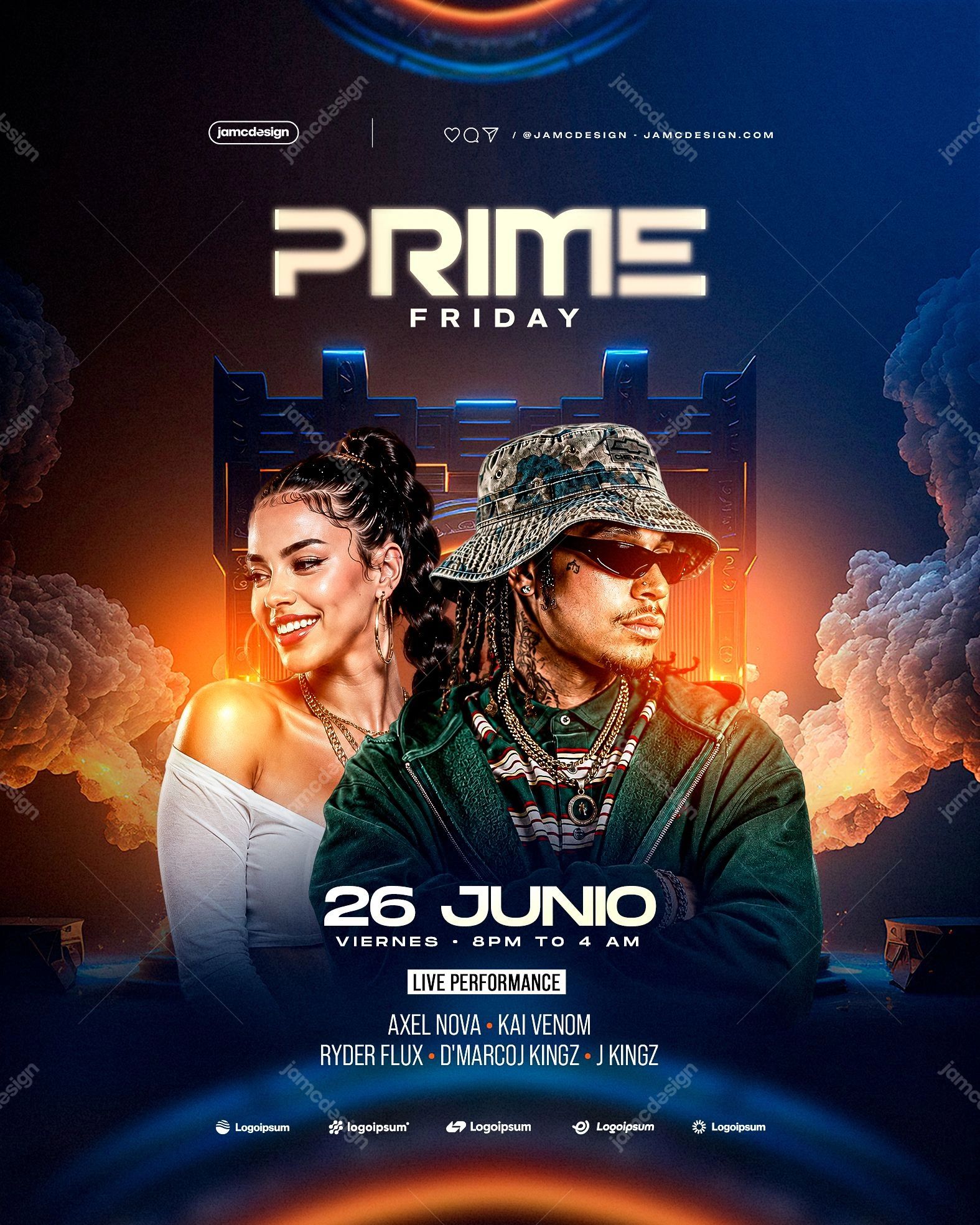 Prime Friday Flyer Template PSD Editable