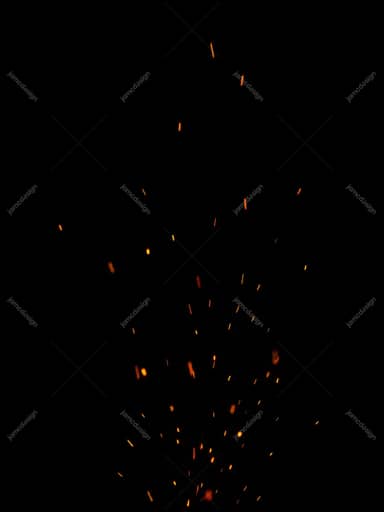 Orange Fire Sparks On Black Background Ember Glow Texture