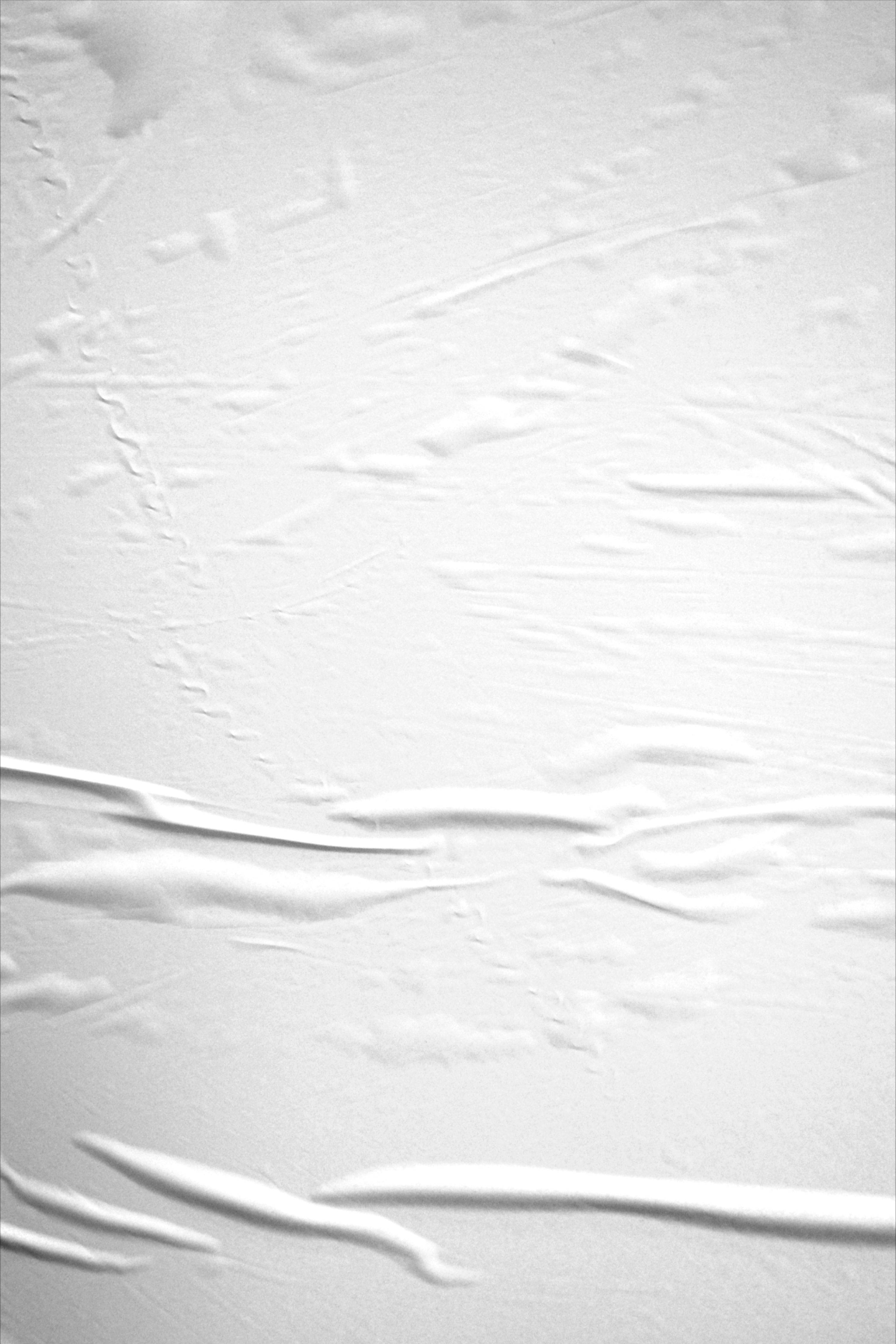 Minimal White Paper Crease Texture Background