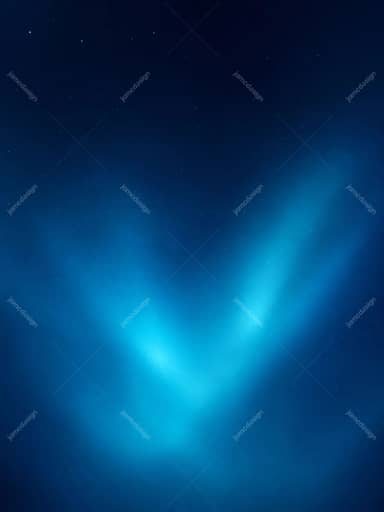 Blue Aurora Winter Night Cyan Light Ribbons Background JPG