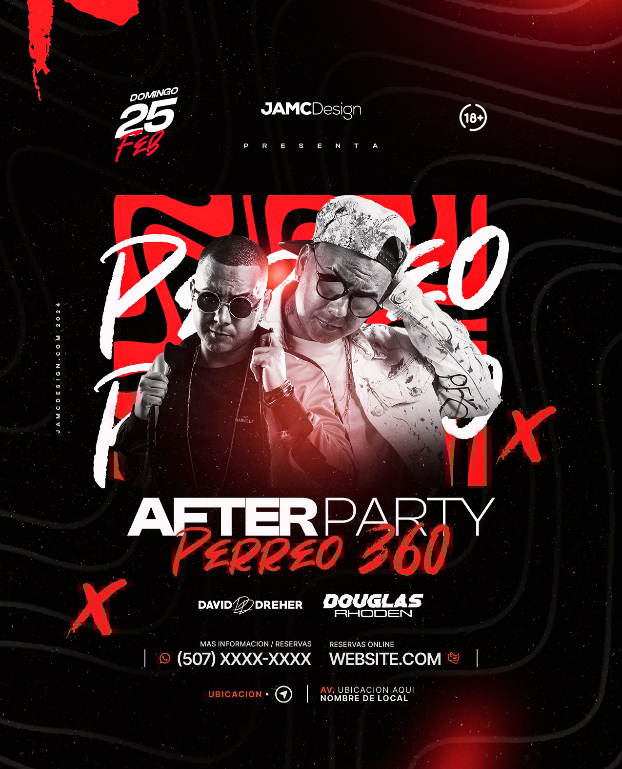 After Party Flyer Template PSD