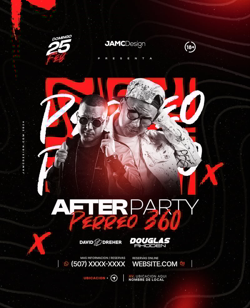 After Party Flyer Template PSD
