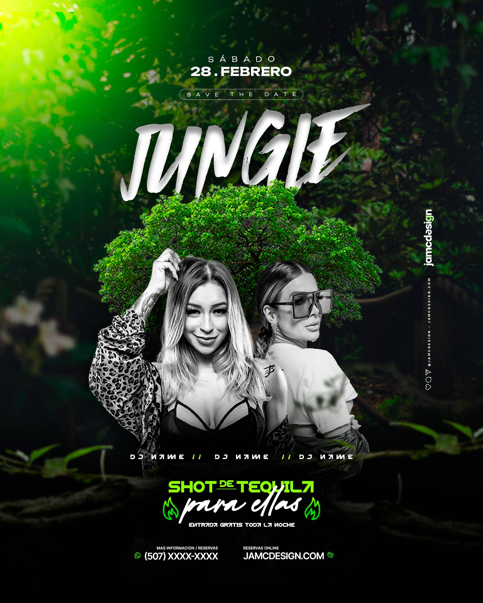 Jungle Flyer Template PSD