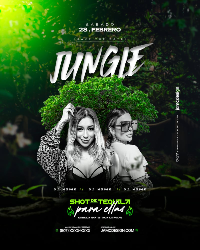 Jungle Flyer Template PSD