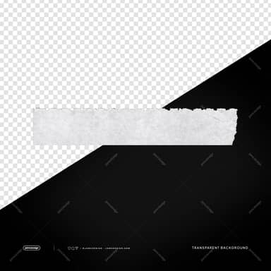 White Textured Paper Strip Rough White Texture PNG Transparent