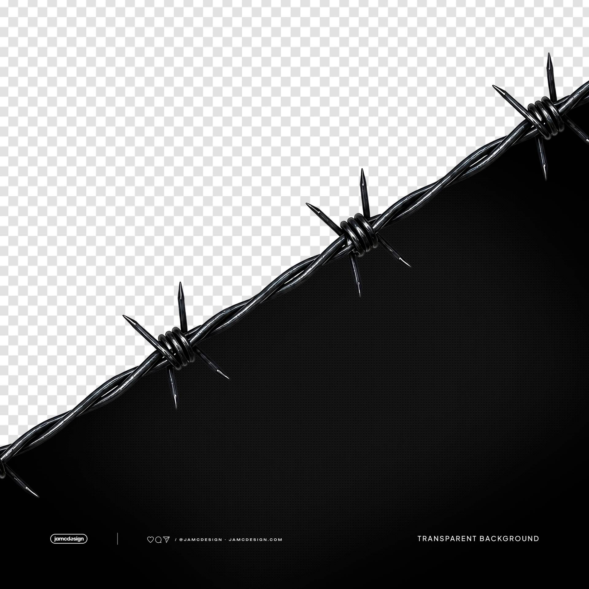 Barbed Wire PNG Transparent Background