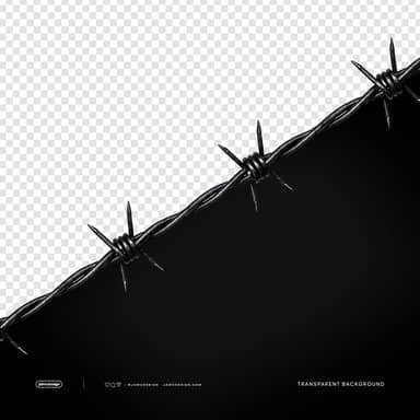 Barbed Wire PNG Transparent Background