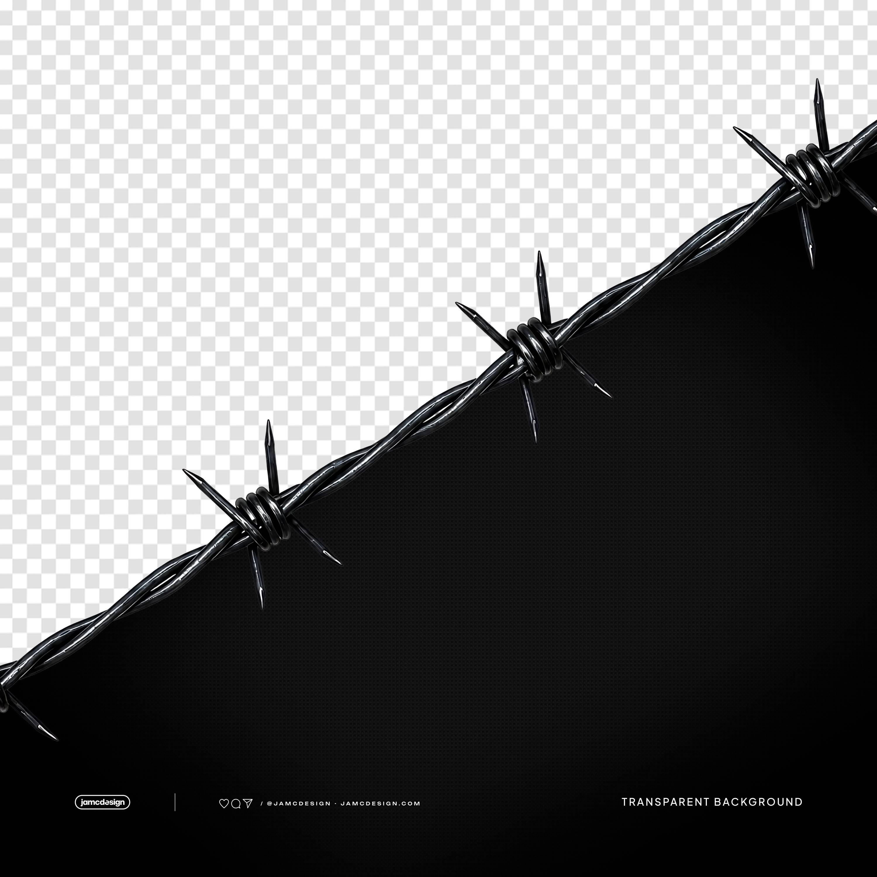 Barbed Wire PNG Transparent Background
