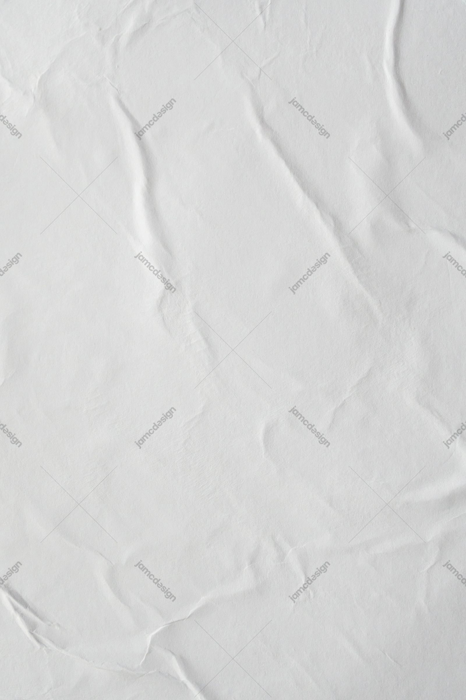 White Paper Fold Crease Texture Background