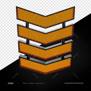 Painel de Luz de Palco 3D PNG Fundo Transparente