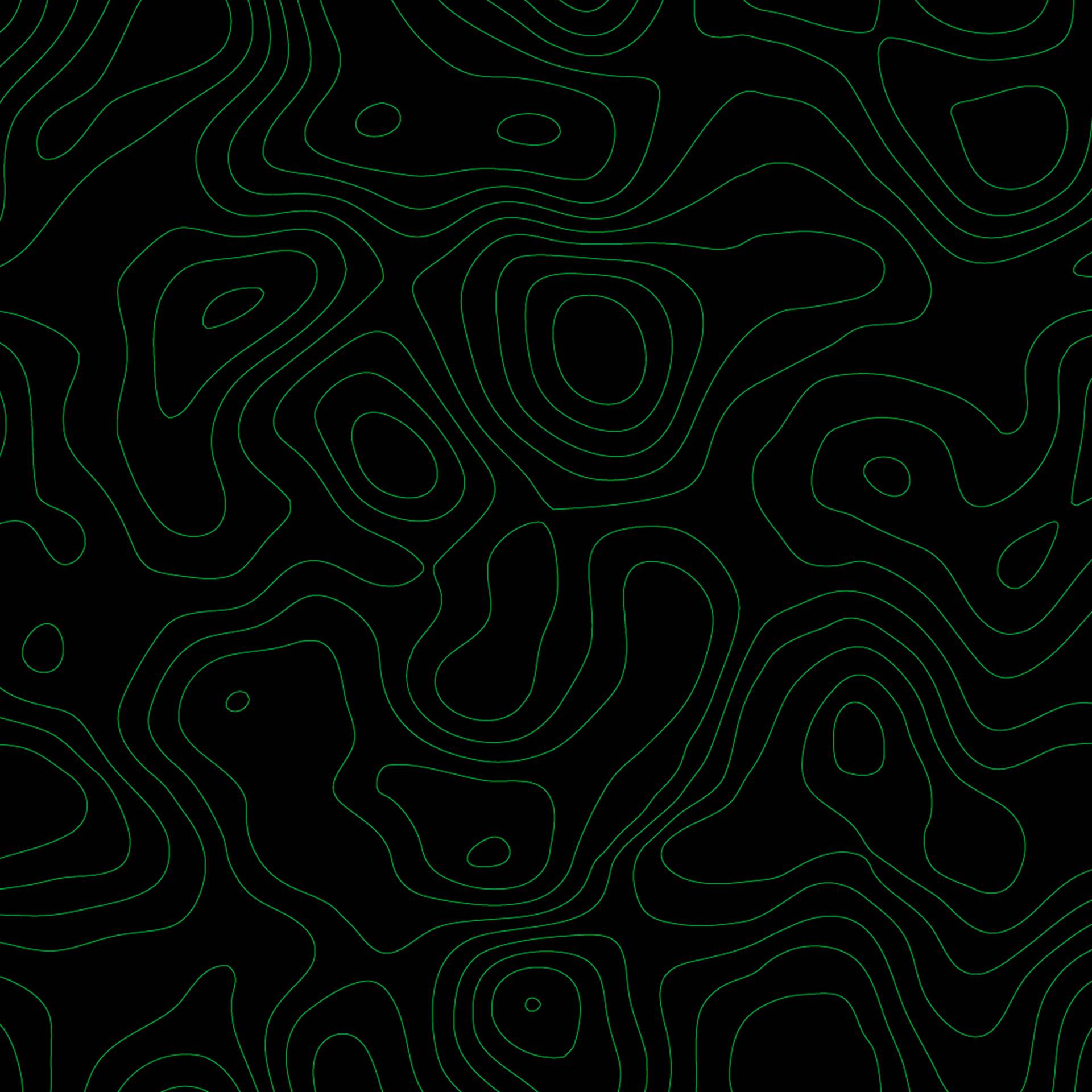 Black And Green Topographic Map Line Pattern Background