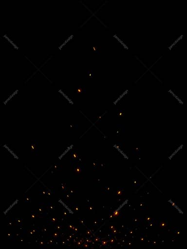 Falling Ember Particles On Black Warm Spark Overlay Background Texture