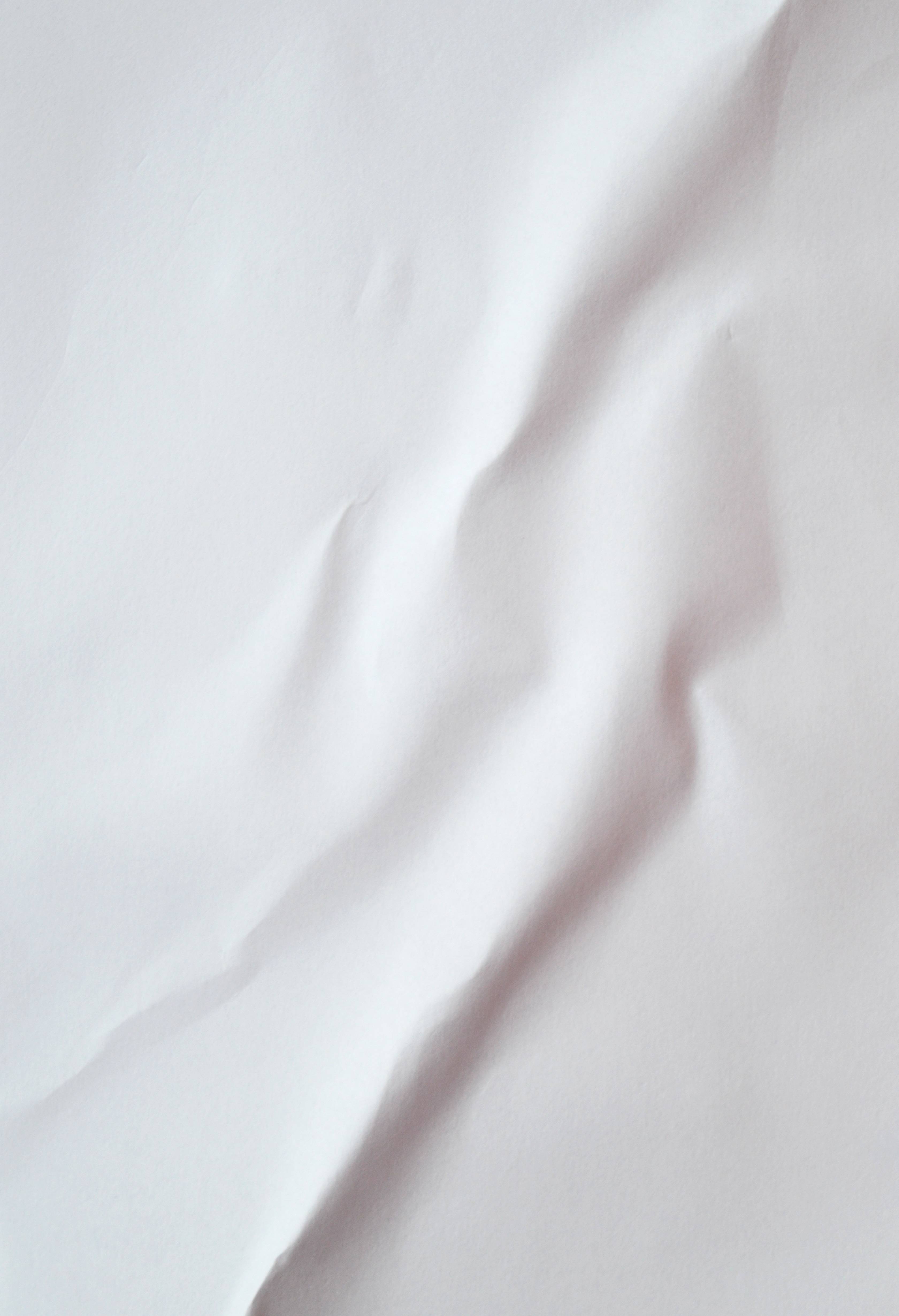 Soft White Paper Fold Texture Background