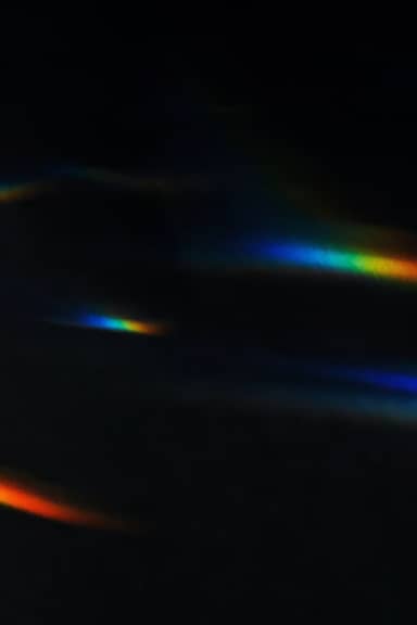 Cinematic Rainbow Light Overlay Background