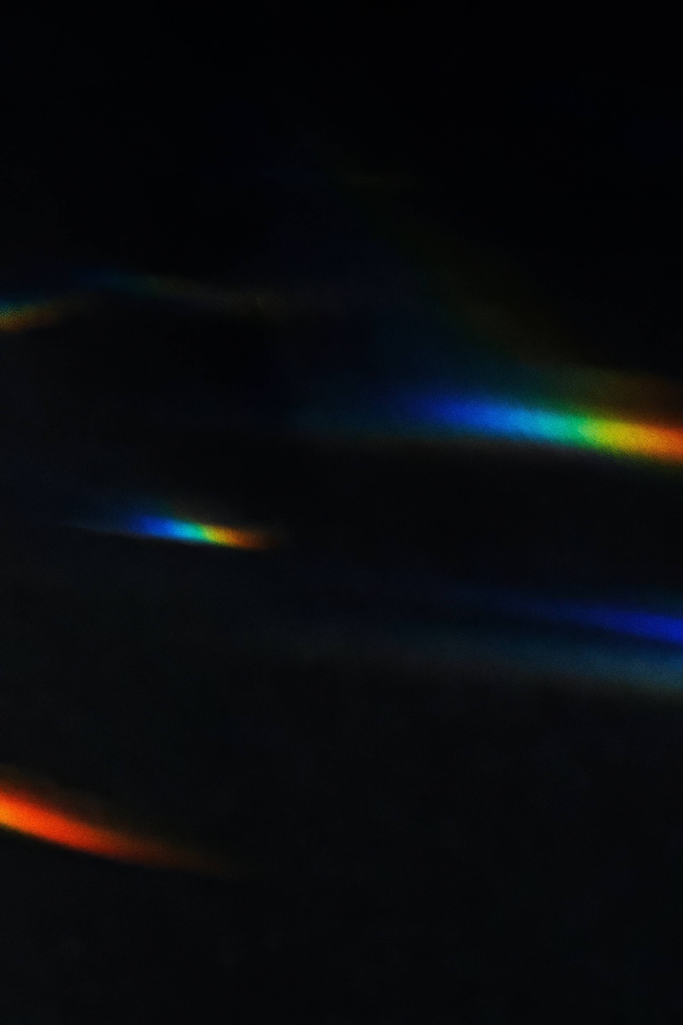 Cinematic Rainbow Light Overlay Background