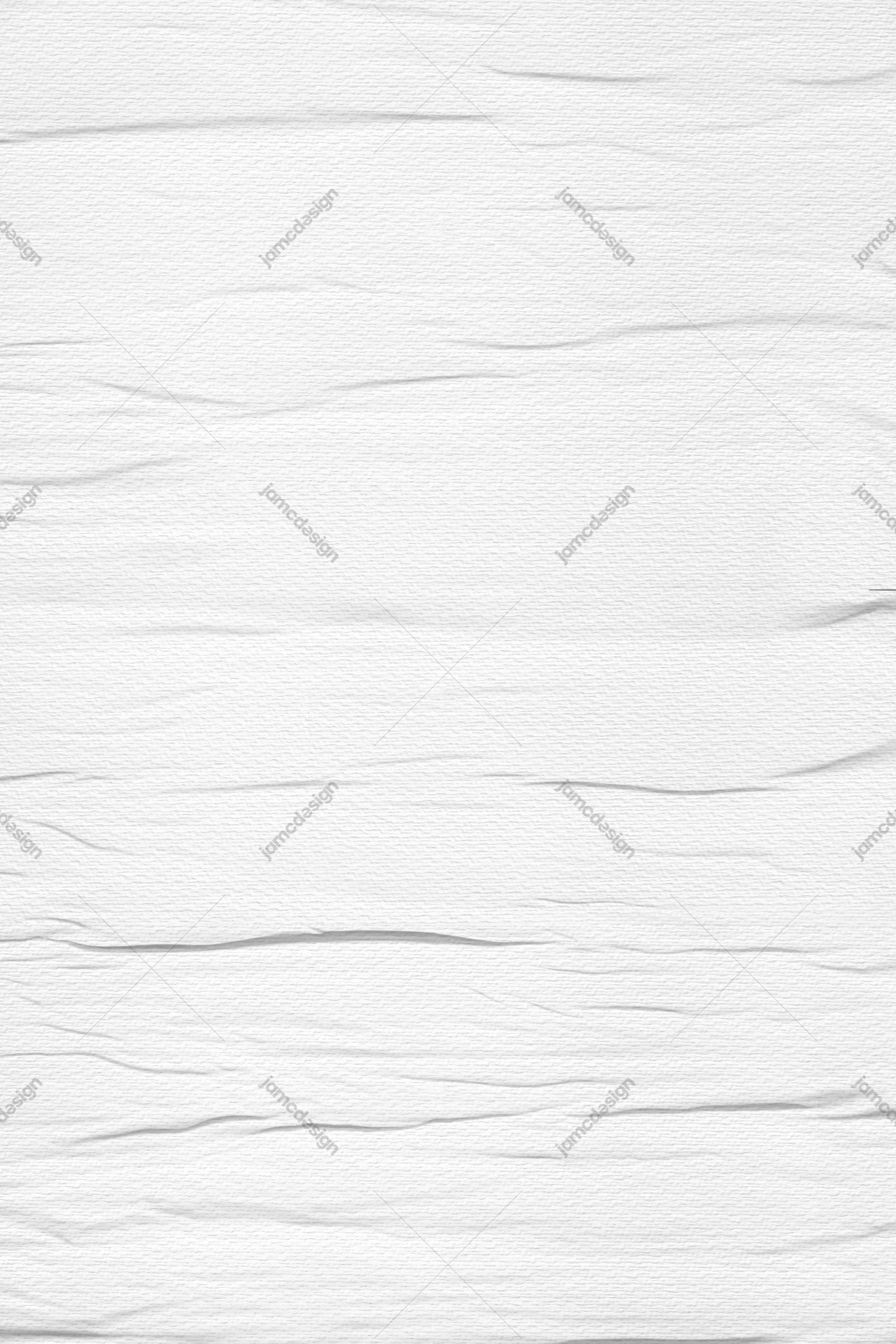 White Wrinkled Poster Paper Background
