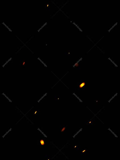 Burning Ember Fountain On Black Orange Ember Sparks Background Texture
