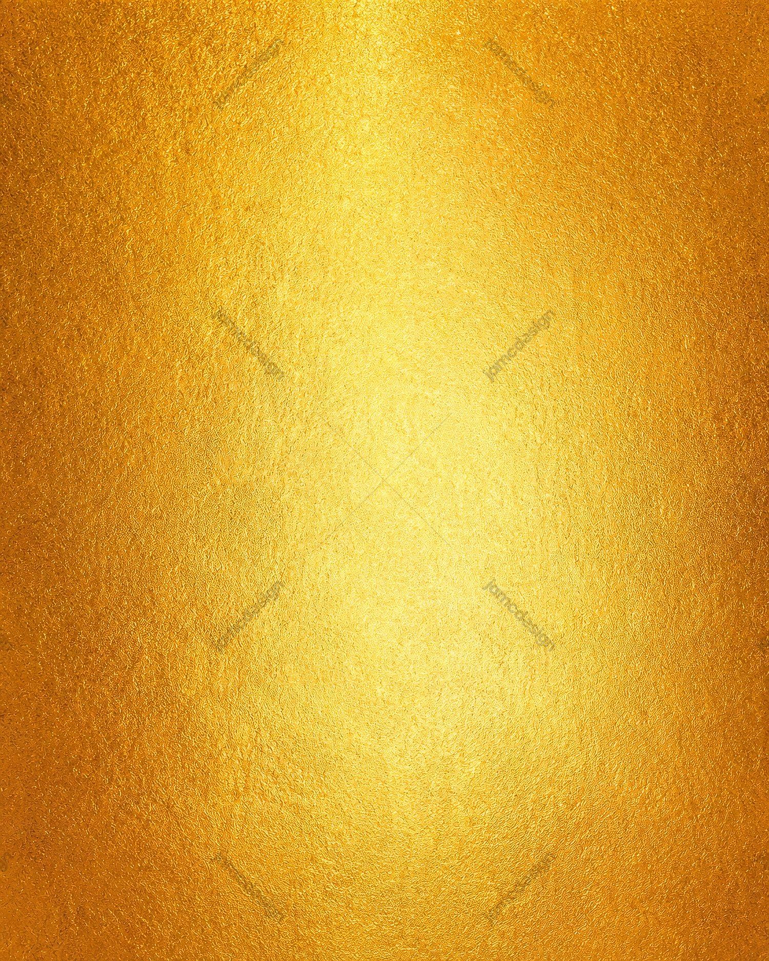 Golden Metallic Foil Texture Background