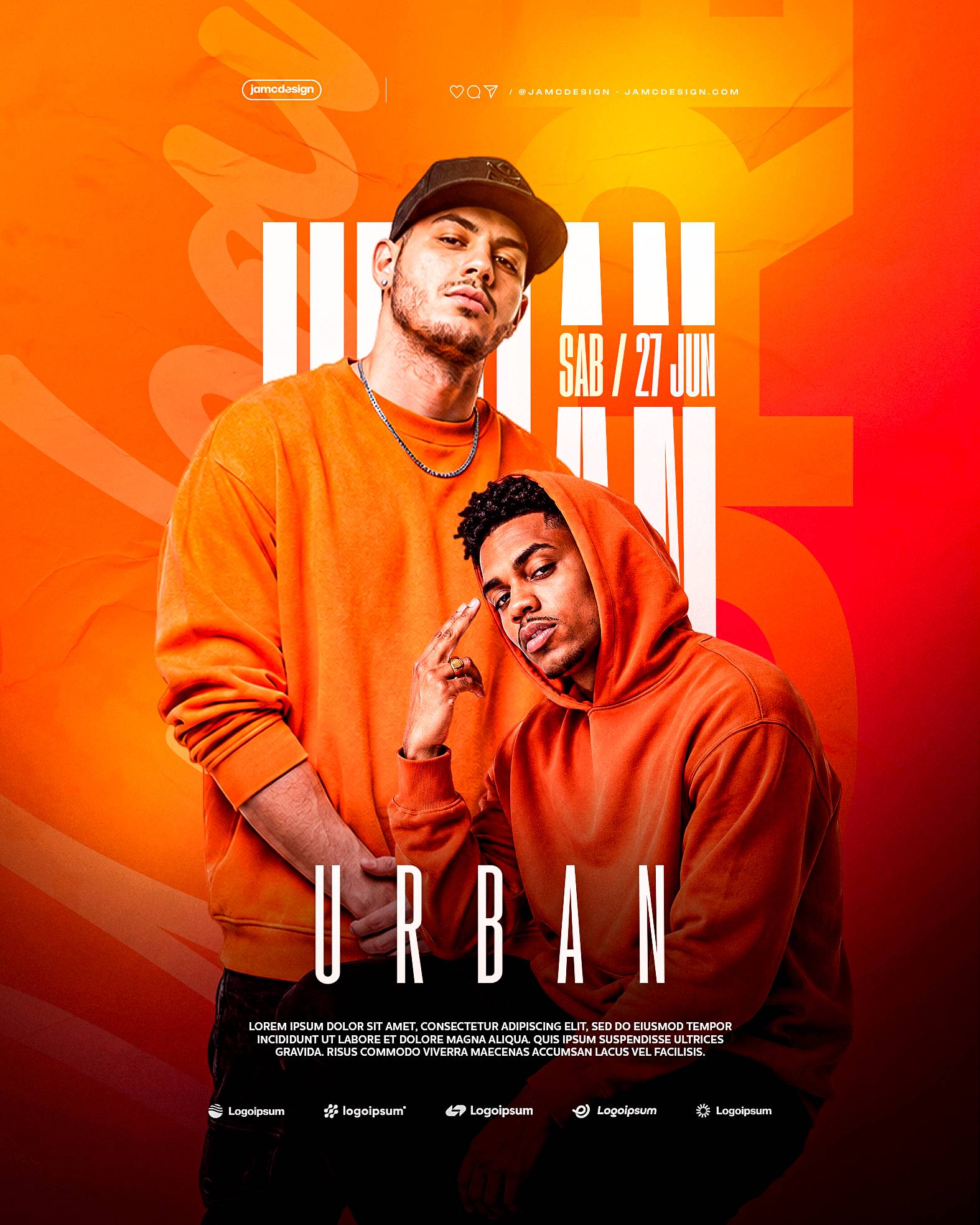Urban Flyer Template PSD Editable