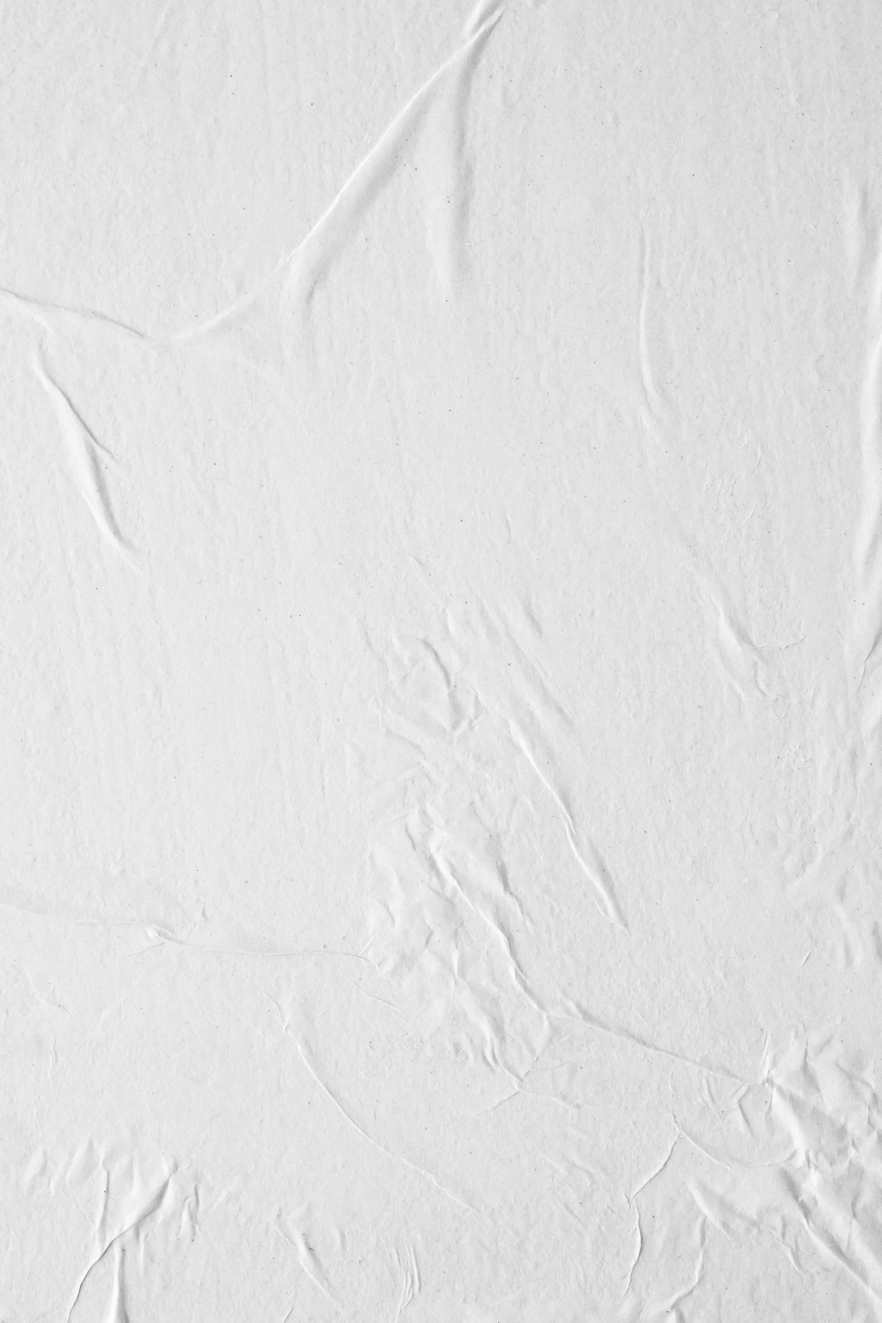 Clean White Paper Wrinkle Background