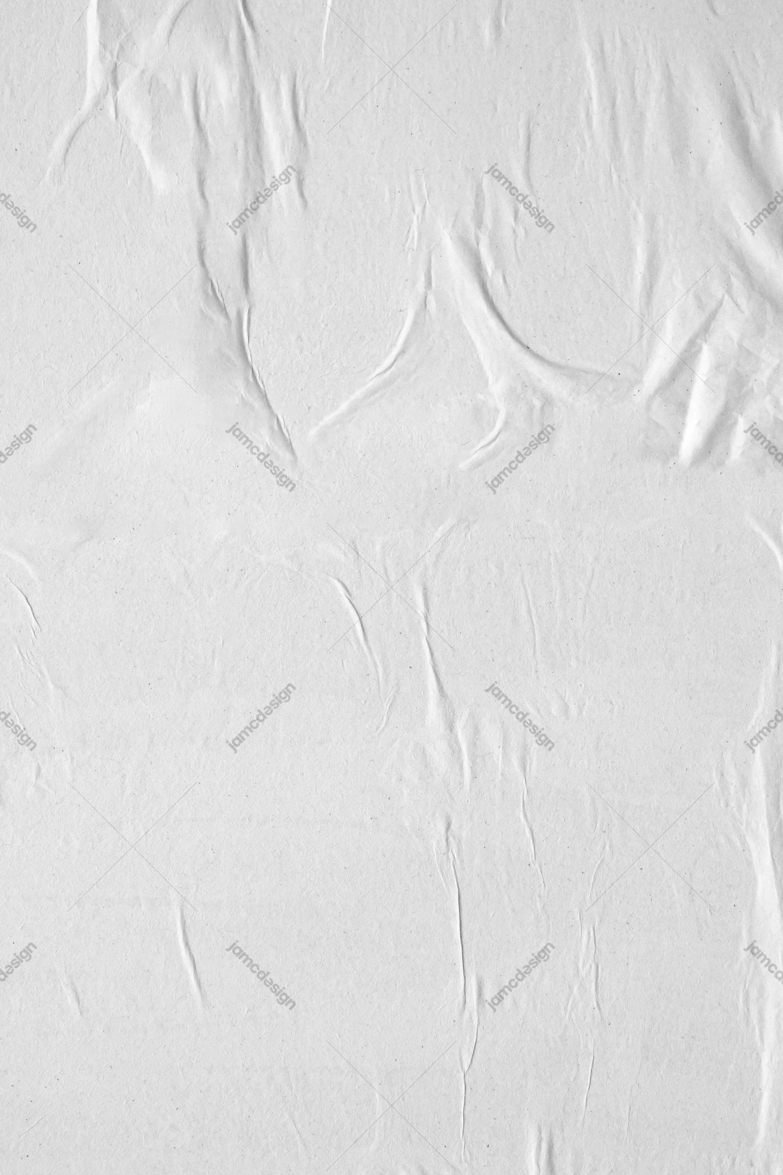 White Rough Paper Wrinkle Texture Background