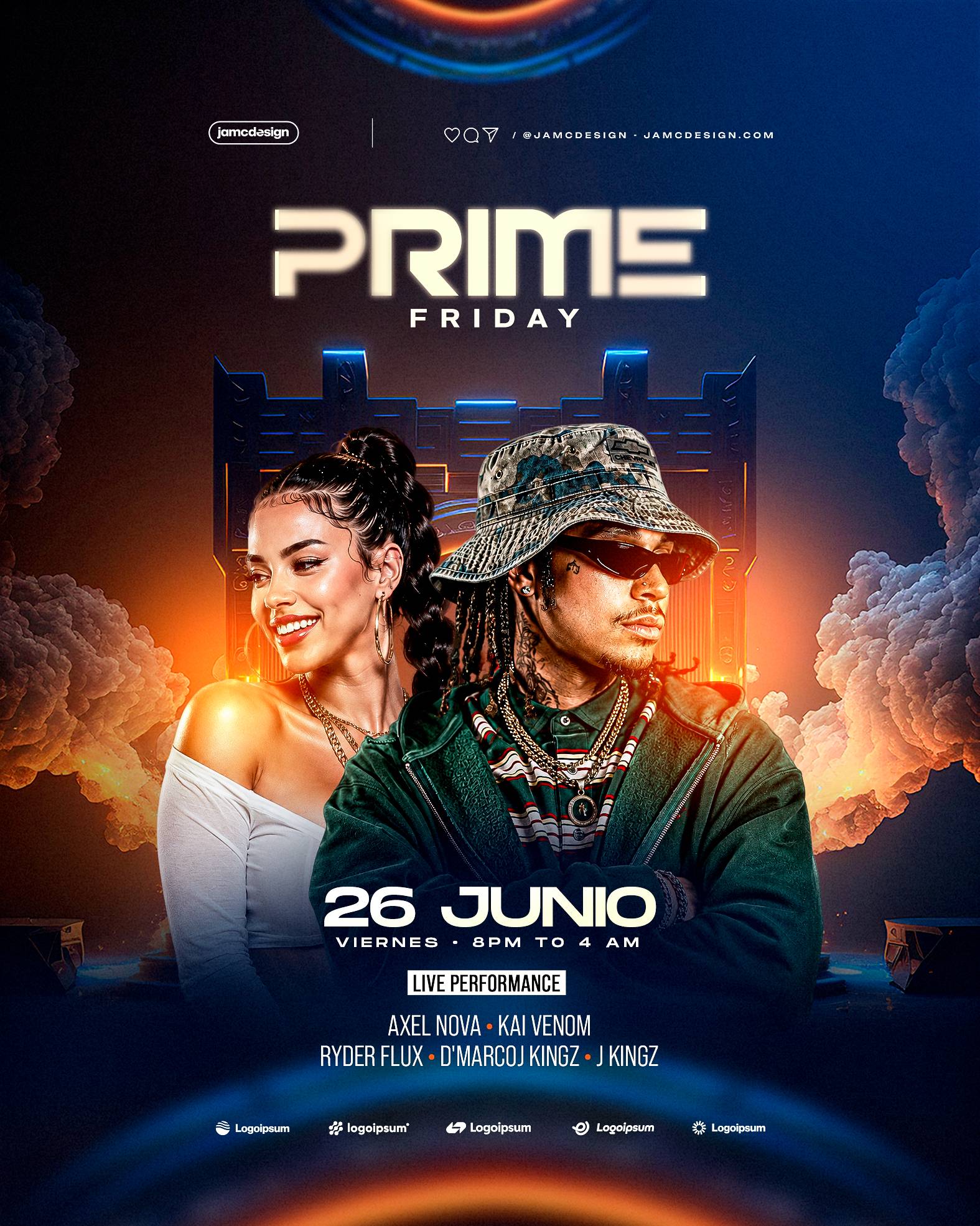 Prime Friday Flyer Template PSD Editable