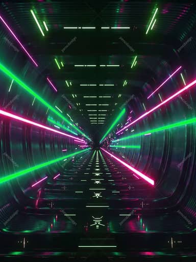 Abstract Futuristic Sci Fi Background