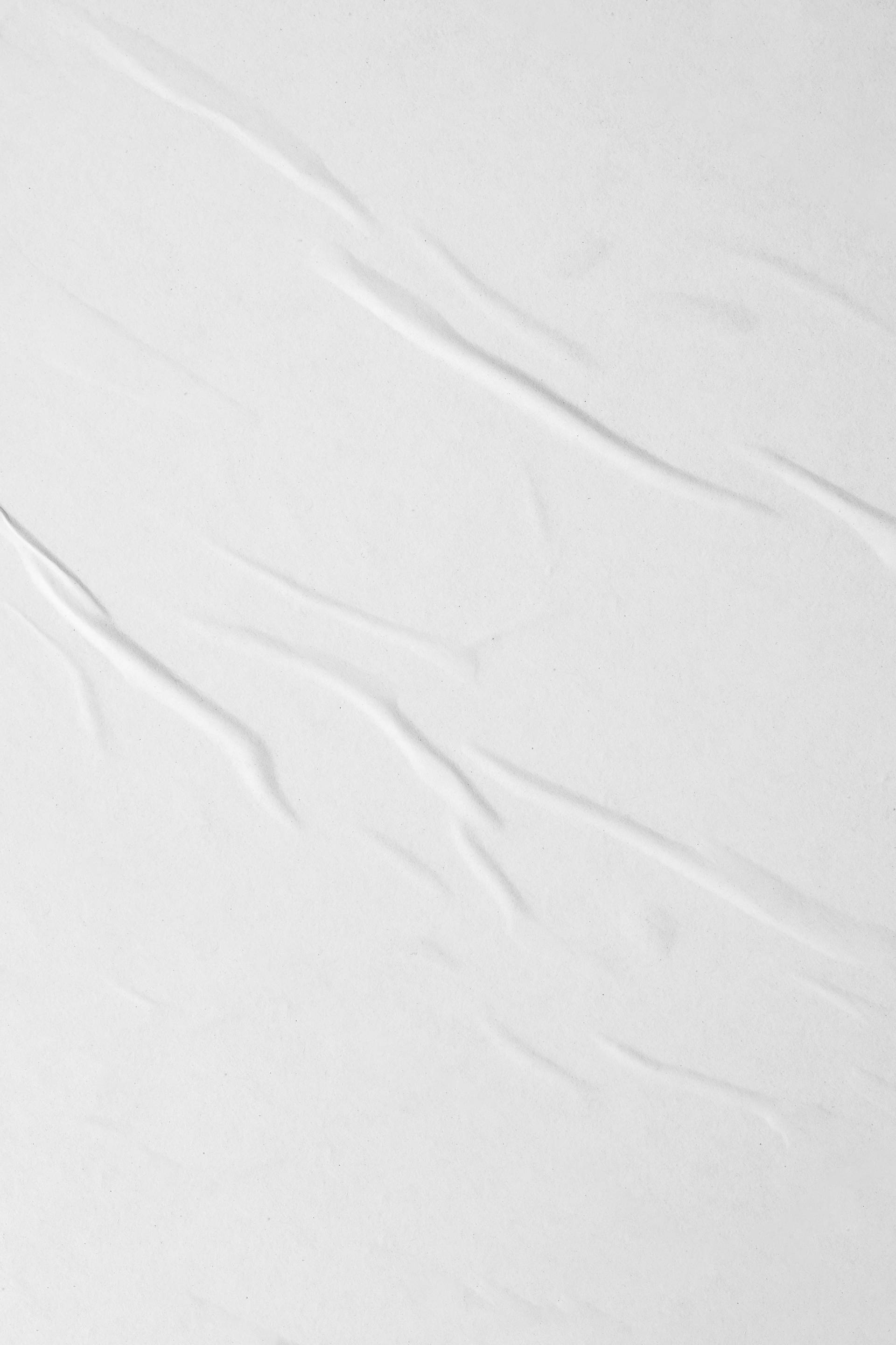 White Fabric Wrinkle Texture Background