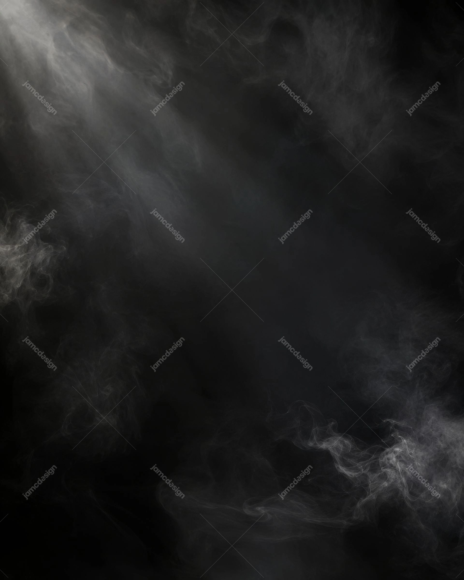 Dark Smoke Overlay Background with Soft Light Effect