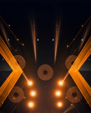 Abstract Gold Geometric Light Background