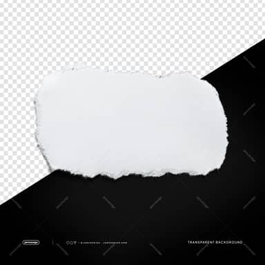 White Torn Paper Blob With Shadow Soft Shadow Blob PNG Transparent