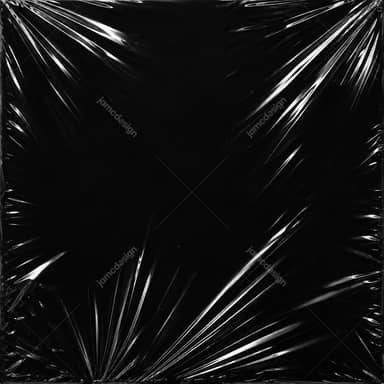Crumpled Plastic Film Background