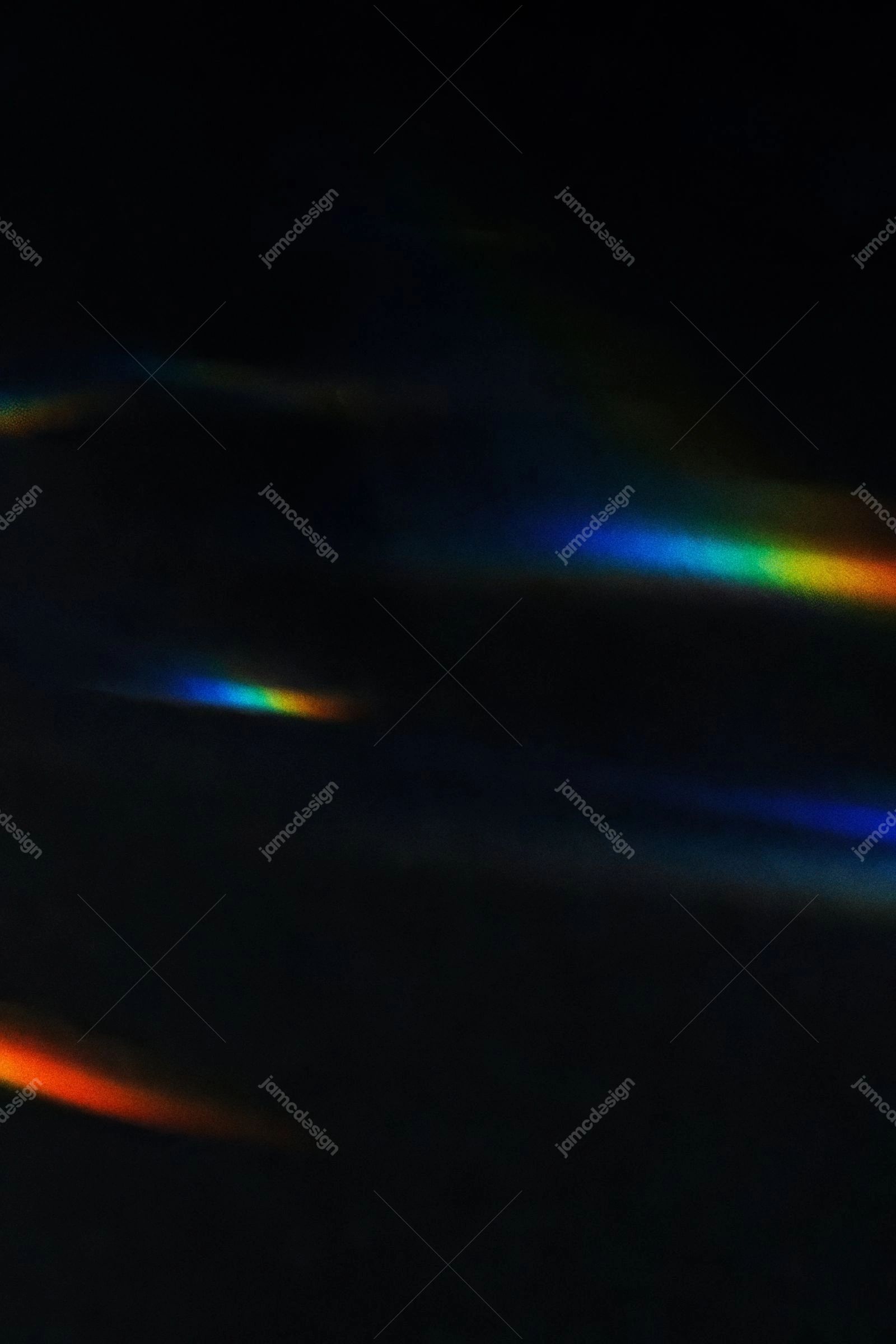 Cinematic Rainbow Light Overlay Background