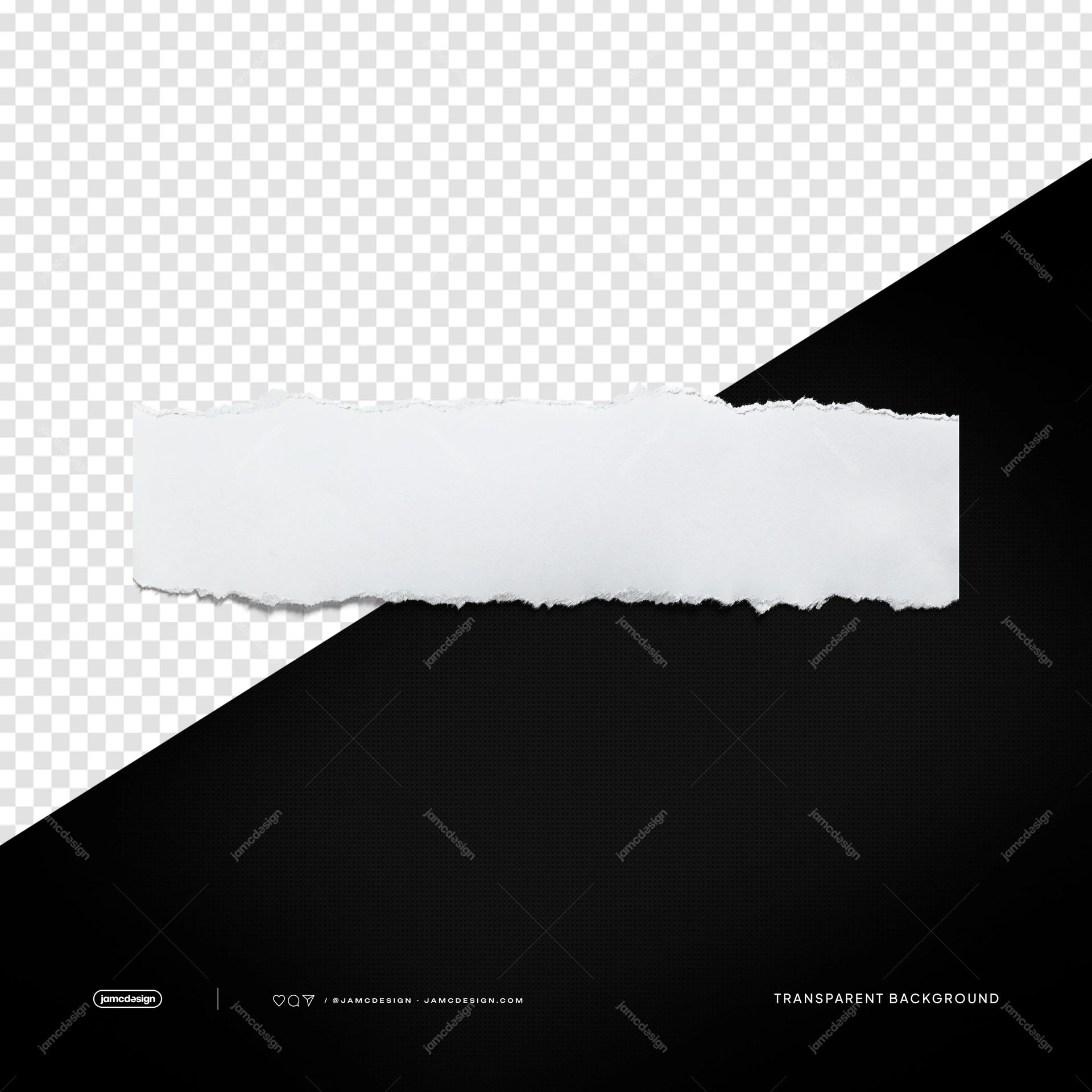 White Jagged Paper Strip Distressed Edge Transparent Object PNG. White jagged paper strip supplied as a PNG transparent object