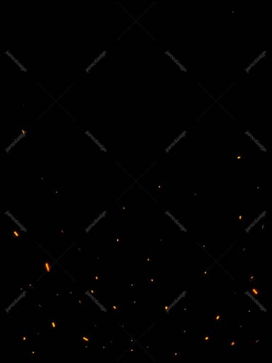 Dramatic Ember Cloud On Black Background Texture
