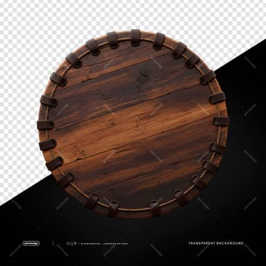 Diagonal Plank Wood Board With Rope Edge PNG Transparent