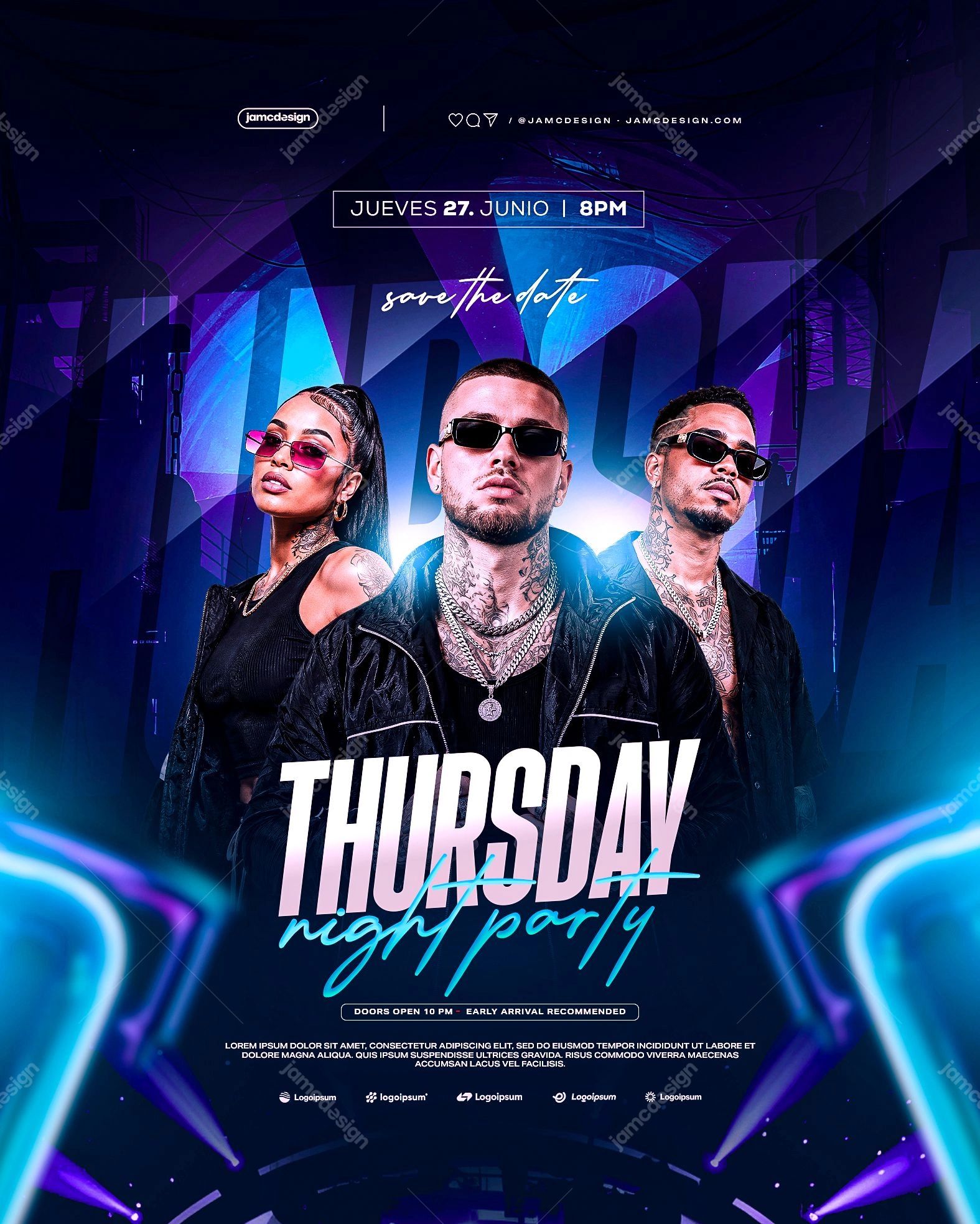 Thursday Flyer Template PSD Editable