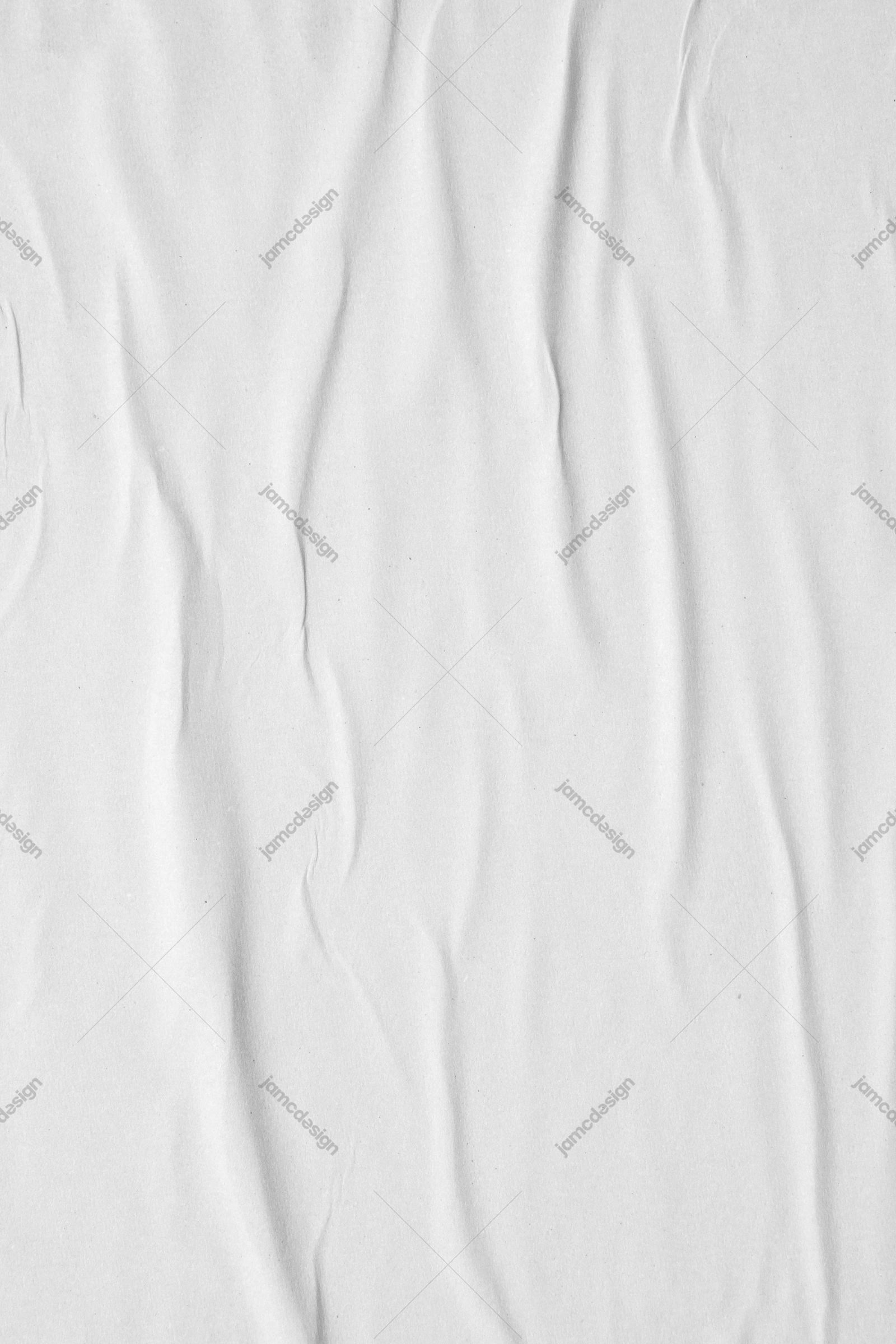 White Folded Paper Texture Background