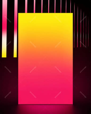 Neon Pink Gradient Club Flyer Background