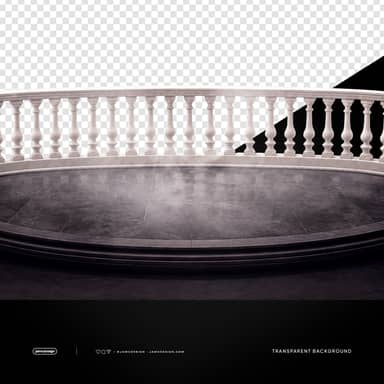 Classical Roman Balcony Terrace PNG Transparent Background