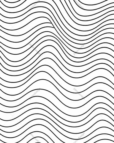 Fundo de Linhas Onduladas Abstratas em Preto e Branco PNG