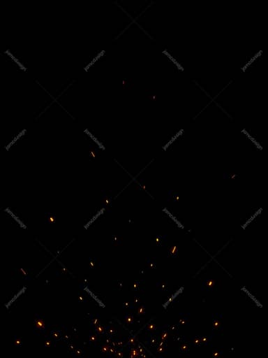 Rising Ember Trail On Black Background Orange Spark Glow Texture
