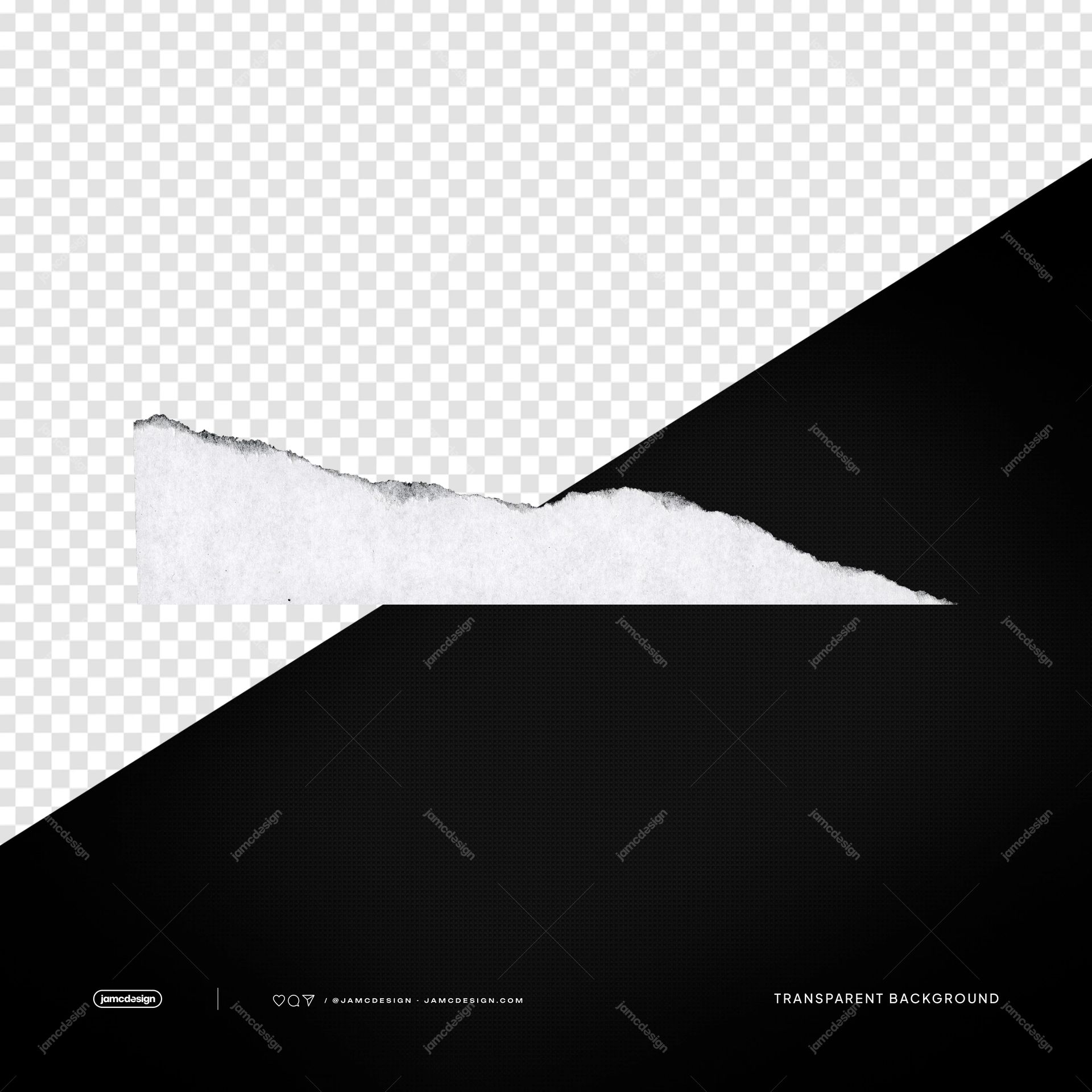 White Torn Paper Triangle Rough Fibrous Edge PNG Transparent. White torn paper triangle supplied as a PNG transparent object