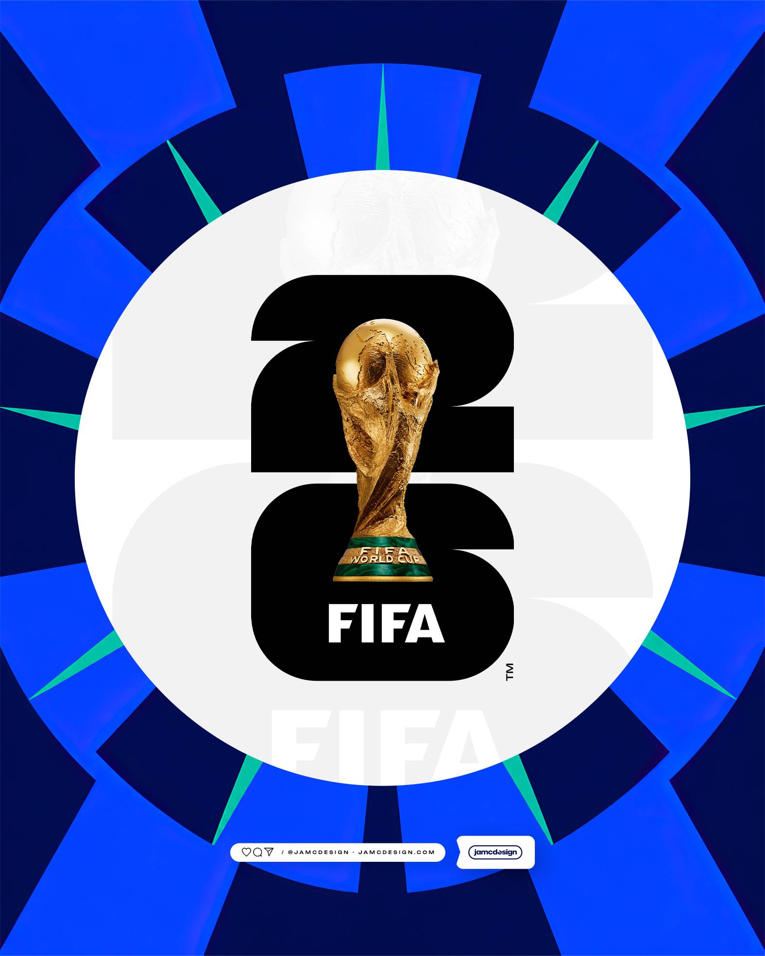 FIFA World Cup 2026 Flyer Template PSD Editable